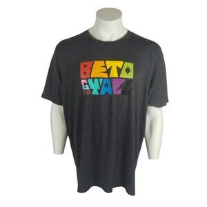 Bella+Canvas Mens 2X Beto For Y'all Southwest 2018 Campaign Gray T-Shirt